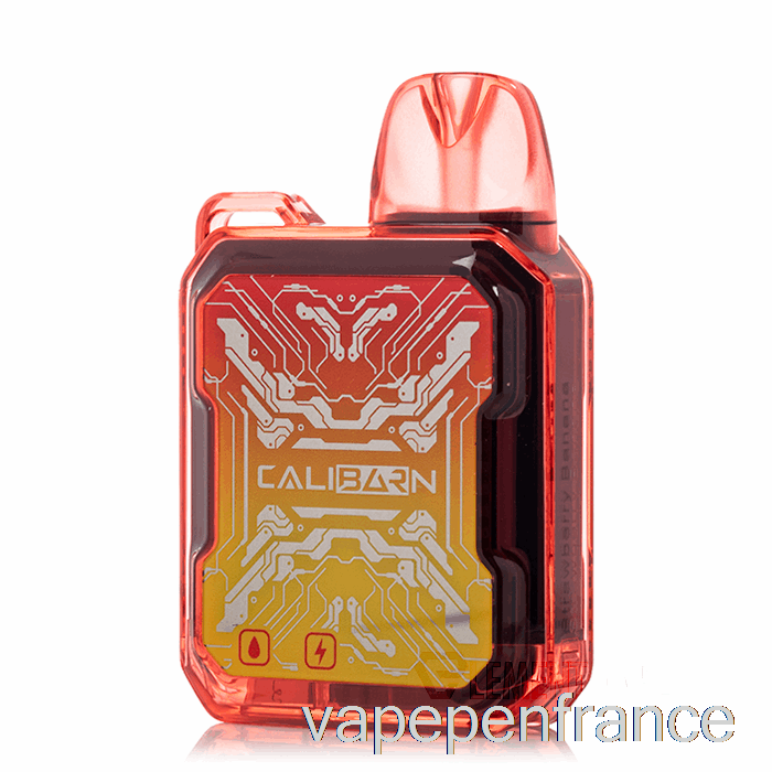 Uwell Caliburn Bar B6000 Stylo Vape Jetable Fraise Banane